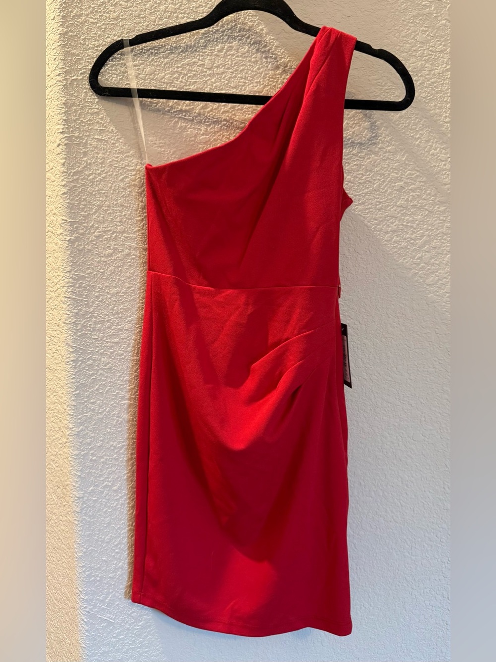 NWT—Jump Apparel One-Shoulder Body-Con Mini Dress, XS